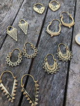 Load image into Gallery viewer, Earrings - Brass/White Metal - SMALL SIZE
