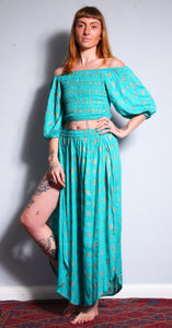 Emma's Emporium Belle Sleeve Lurex Tube Top