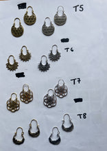 Load image into Gallery viewer, Earrings - Brass/White Metal - SMALL SIZE
