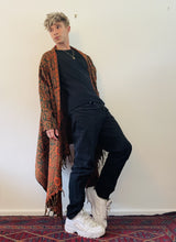 Load image into Gallery viewer, Emma&#39;s Emporium fleecy wrap blanket cardigan, unisex men&#39;s women&#39;s hippie festival clothing
