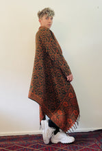 Load image into Gallery viewer, Emma&#39;s Emporium fleecy wrap blanket cardigan, unisex men&#39;s women&#39;s hippie festival clothing
