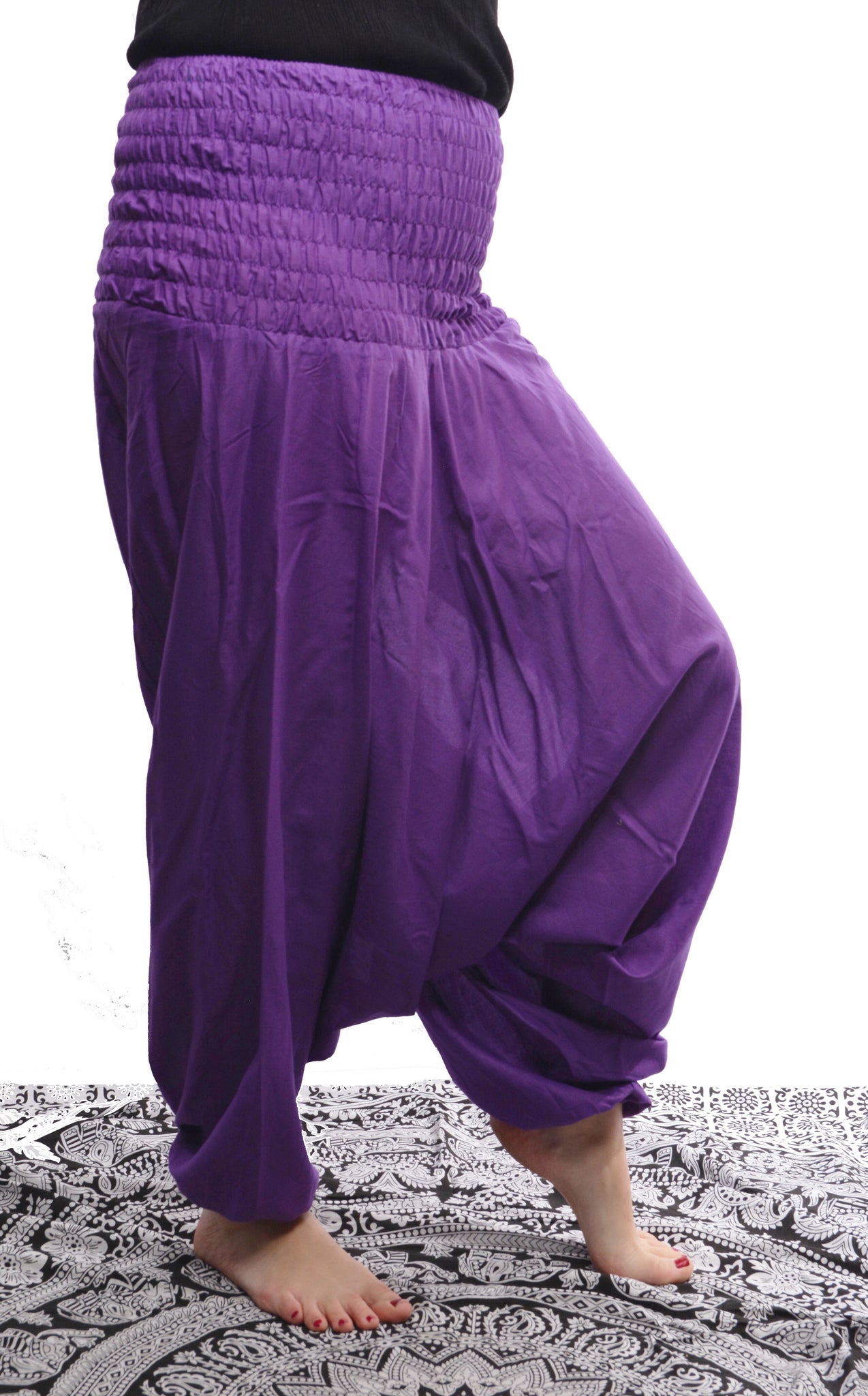 Buy Apanakah Indigo Ripples Organic Cotton Sharara Pants For Women –  APANAKAH